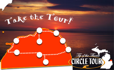 Tip of the Thumb Circle Tour Map