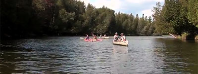 Canoeing the AuSable River