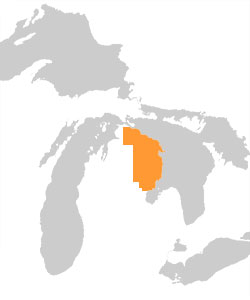 Map - Sunrise Coast Michigan